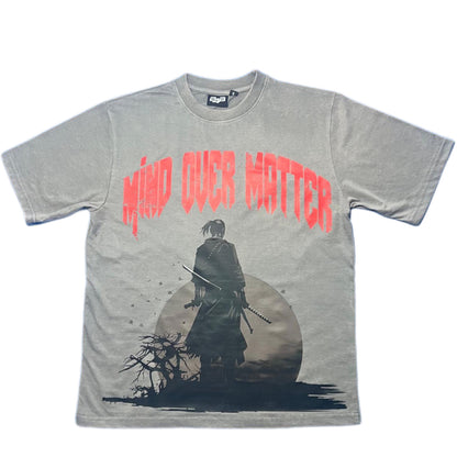 MIND OVER MATTER GRAY TEE