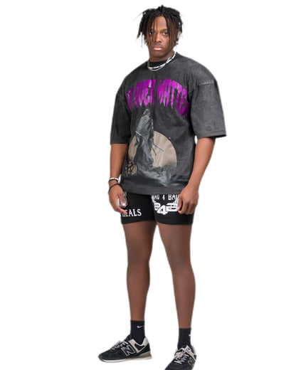MIND OVER MATTER BLACK TEE