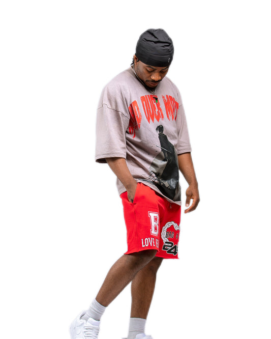 MIND OVER MATTER GRAY TEE