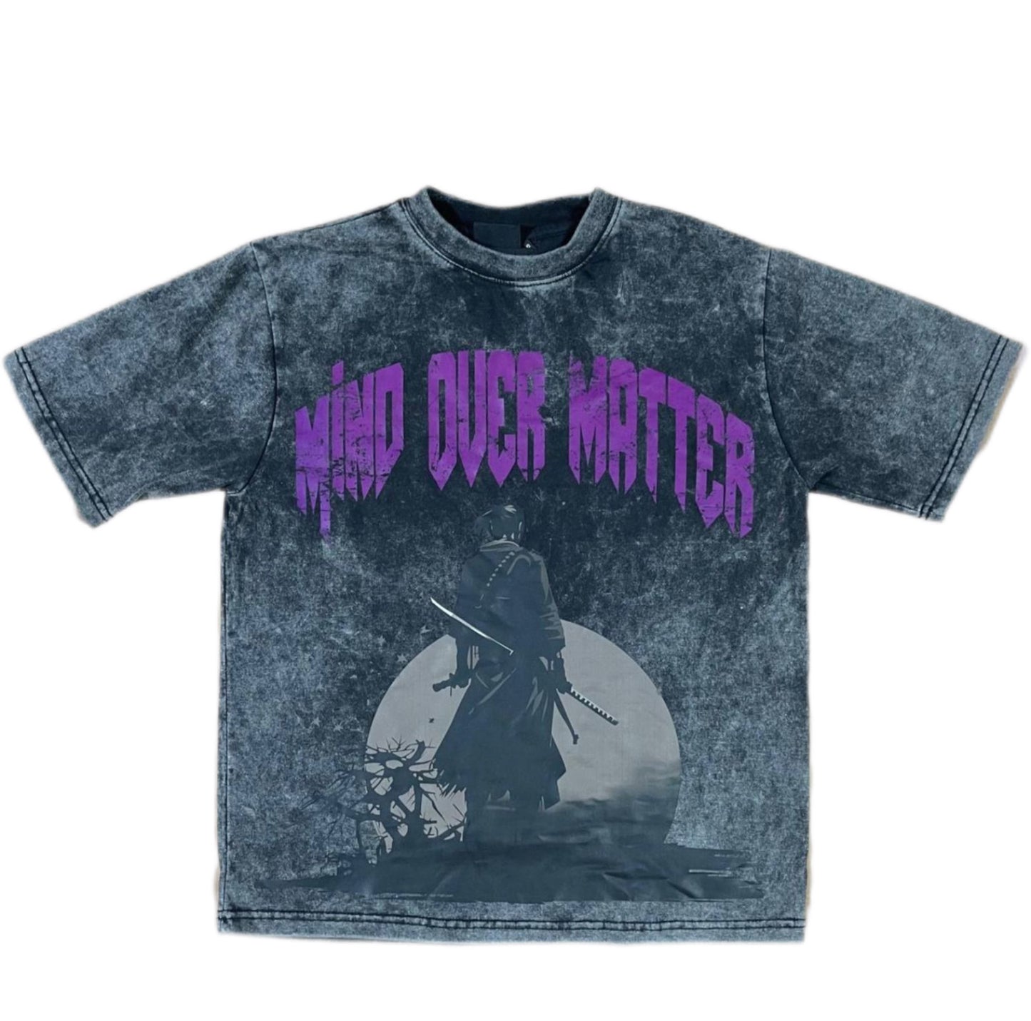 mind over matter black tee